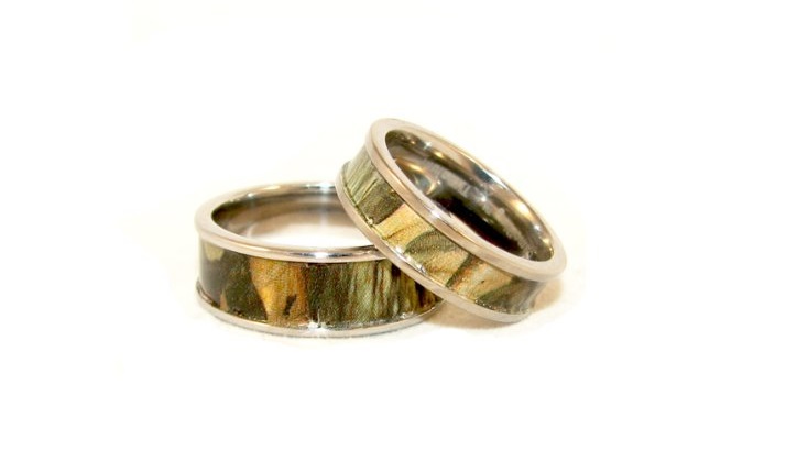 camo wedding rings #5