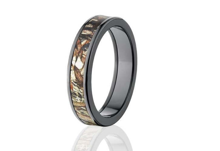 camo wedding rings for her #2