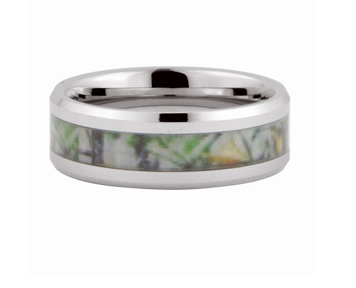 camo wedding rings for him #1