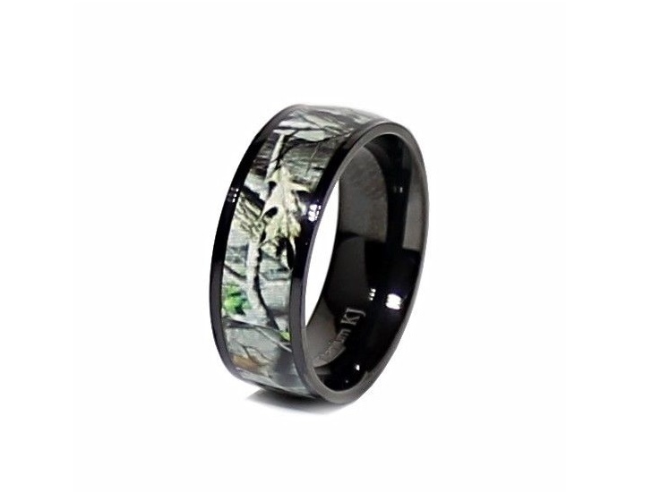 camo wedding rings for him #2
